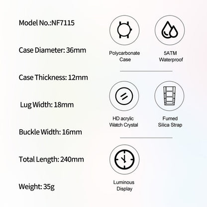 Reloj de Pulsera Dama Naviforce 7115