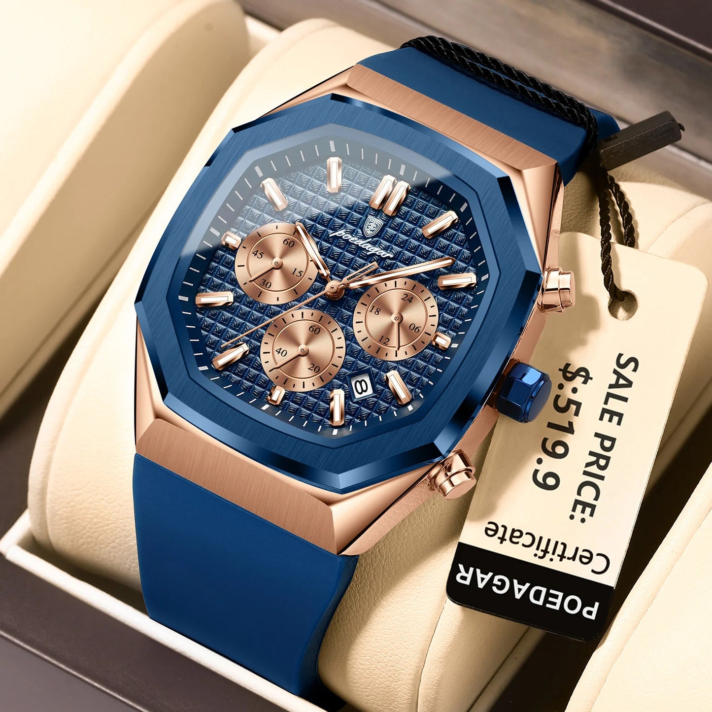 Reloj de pulsera Poedagar 893